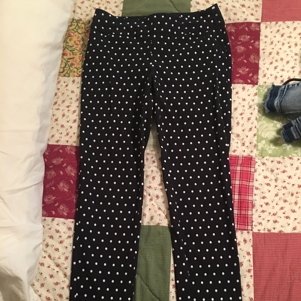 Cropped pull on pointe pants